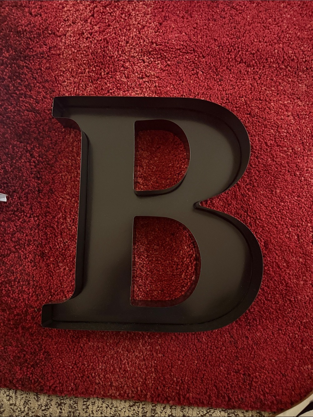 Letter B Cork holder